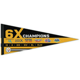 Pittsburgh Steelers 6x Champions Premium NFL Pennant - Taass for sale