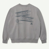 Pittsburgh Steelers L&L '96 Classics NFL Crew Sweater Gray - Taass US
