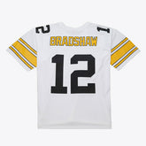 Terry Bradshaw #12 Pittsburgh Steelers 1976 Legacy Throwback NFL Jersey White - Taass near me