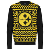 Pittsburgh Steelers NFL Big Logo Ugly Christmas Sweater - Taass US