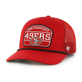 San Francisco 49ers Hone Rope '47 Hitch RF Snapback Trucker NFL Cap Red - Taass for sale