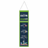 Seattle Seahawks Super Bowl LX Champions NFL Wool Banner - Taass for sale