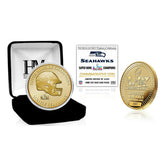Seattle Seahawks Super Bowl LX Gold Commemorative Coin - Taass discount
