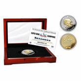 Seattle Seahawks Super Bowl LX Champions Gold & Silver 2-Tone Coin - Taass for sale