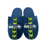Seattle Seahawks Team Stripe NFL Slipper Navy - Taass for sale