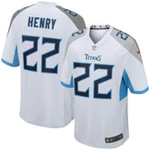 Derrick Henry #22 Tennessee Titans Nike Game NFL Football Jersey White - Taass for sale