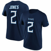 Julio Jones #2 Tennessee Titans Iconic Player NFL T-Shirt Navy - Taass online