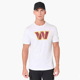 Washington Commanders Team Logo New Era NFL T-Shirt White - Taass for sale
