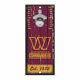 Washington Commanders NFL Bottle Opener Sign - Taass US