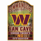 Washington Commanders WinCraft NFL Fan Cave Wood Sign - Taass online