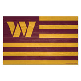 Washington Commanders NFL Americana Wood Sign - Taass near me