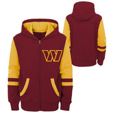 Washington Commanders Fleece NFL Full-Zip Hoodie Red (YOUTH) - Taass discount