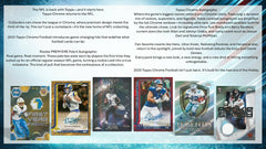 2025 Topps Chrome Football NFL Hobby Box - Taass for sale
