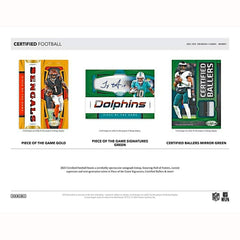 2025 Panini Certified Football NFL Hobby Box - Taass US