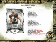 2024 Topps Resurgence Football Mega Box - Taass online