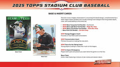 2025 Topps Stadium Club Baseball MLB Mega Box - Taass discount