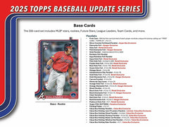 2025 Topps Update Series Baseball MLB Blaster Box - Taass sale