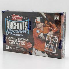 2025 Topps Archives Signature Series Baseball Hobby Box - Active Player Edition - Taass for sale