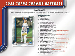 2025 Topps Chrome Baseball MLB Hobby JUMBO Box - Taass sale