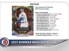 2025 Bowman Baseball MLB Mega Box - Taass sale