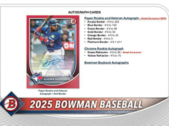 2025 Bowman Baseball MLB Blaster Box - Taass discount