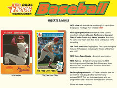 2024 Topps Heritage High Number Baseball MLB Blaster Box - Taass near me