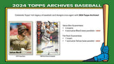 2024 Topps Archives Baseball MLB Blaster Box - Taass online