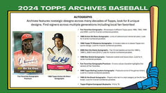 2024 Topps Archives Baseball MLB Blaster Box - Taass online