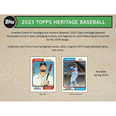 2023 Topps Heritage Baseball Blaster Box - Taass discount