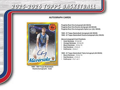 2025/26 Topps NBA Basketball Mega Box - Taass discount