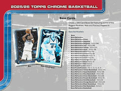 2025/26 Topps Chrome NBA Basketball Blaster Box - Taass near me