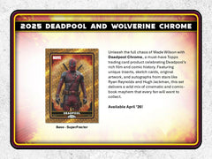 2025 topps Chrome Deadpool Blaster Box - Taass US