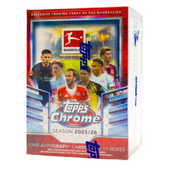 2025/26 Topps Chrome Bundesliga Football Blaster Box - Taass sale