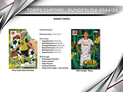 2024/25 Topps Chrome Bundesliga Football Hobby Box - Taass discount