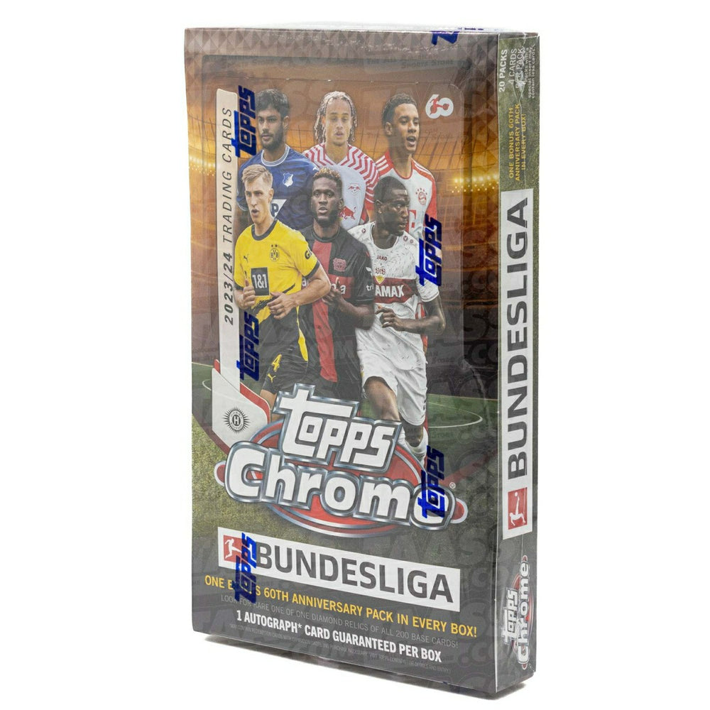 2023/24 Topps Chrome Bundesliga Soccer Hobby Box - Taass for sale