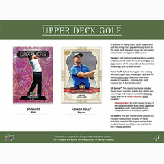 2024 Upper Deck Golf Hobby Box - Taass US