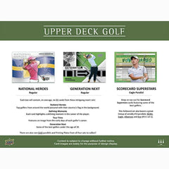 2024 Upper Deck Golf Hobby Box - Taass US