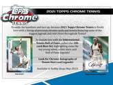 2021 Topps Chrome Tennis Hobby Box - Taass online