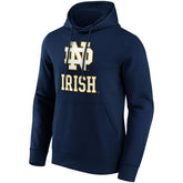 Notre Dame Fighting Irish Primary Logo NCAA Hoodie Navy - Taass near me