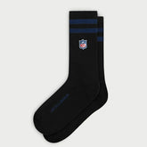 NFL Shield L&L '90 Classics NFL Crew Socks Black - Taass near me