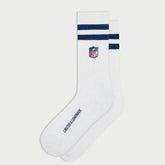 NFL Shield L&L '90 Classics NFL Crew Socks White - Taass for sale
