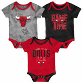 Chicago Bulls Game Time NBA Baby Bodysuit Set (3-Piece) - Taass discount