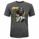 Pittsburgh Steelers Busting Loose TriBlend NFL T-Shirt (YOUTH) - Taass US