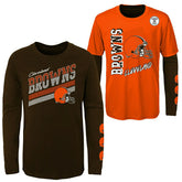 Cleveland Browns NFL Football 3-in-1 Combo Shirt Set (YOUTH) - Taass discount