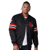 Louisville Cardinals Starter Scout Varsity NCAA Jacket Black - Taass US