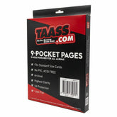 9-Pocket Album Pages (100 Pages) - Taass US