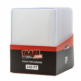 Toploaders 3 x 4" Thick - 100 pt (25/Pack) - Taass US