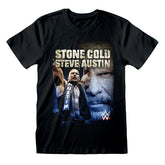Stone Cold Steve Austin Photo WWE T-Shirt Black - Taass US