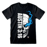 Stone Cold Steve Austin 3:16 Skull WWE T-Shirt Black - Taass online