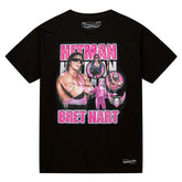 Bret Hitman Hart Forever Mitchell & Ness WWE Legend T-Shirt Black - Taass online